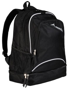 MOCHILA PERU CON ZAPATILLERO- NEGRA- CV INCA