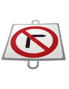 SEÑAL TRÁFICO PROHIBICIÓN - GIRO DERECHA
