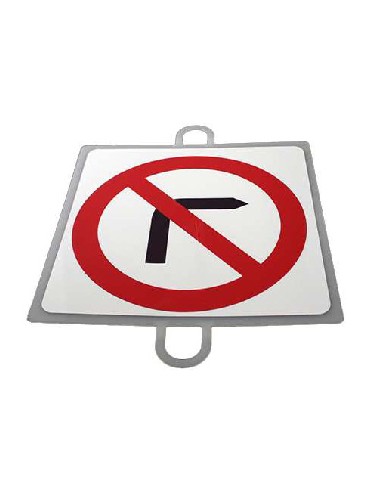 SEÑAL TRÁFICO PROHIBICIÓN - GIRO DERECHA