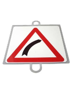 SEÑAL TRÁFICO PELIGRO - CURVA DERECHA