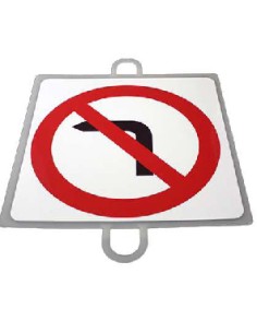SEÑAL TRÁFICO PROHIBICIÓN - GIRO IZQUIERDA