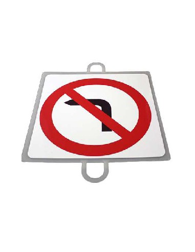SEÑAL TRÁFICO PROHIBICIÓN - GIRO IZQUIERDA