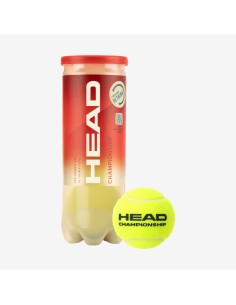 BOTE 3 PELOTAS TENIS HEAD CHAMPIONSHIP