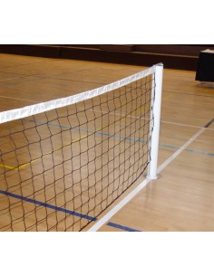 JUEGO POSTES TENIS METÁLICOS EMPOTRABLES CON ANCLAJE Ø90MM 2