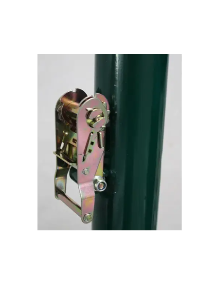 JUEGO POSTES TENIS O PÁDEL METÁLICOS FIJOS REDONDOS